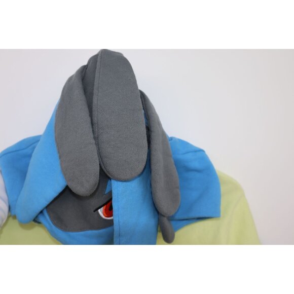 Lucario Pokémon Center Adult Hoodie M Kawaii Normcore Skater - Picture 11 of 11